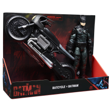                             Batman film interaktivní motorka s figurkou 30 cm                        