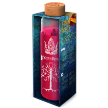                             Skleněná láhev s návlekem 585 ml, Pán prstenů                        
