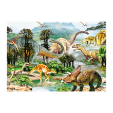                             Puzzle 100 XL dílků Život dinosaurů                        
