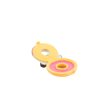                             Balzám na rty Donut růžový přívěsek                        