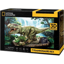                             Puzzle 3D 52 dílků Tyrannosaurus REX                        