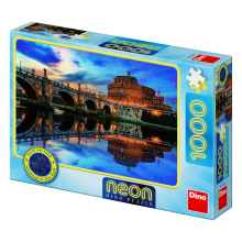                             Puzzle Andělský hrad 1000 dílků neon                        