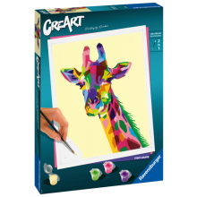                             Malování podle čísel CreArt Vtipná žirafa                        