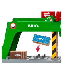                             Dřevěný Nákladní jeřáb Brio                        