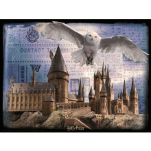                             Puzzle 3D Harry Potter Bradavice a Hedvika 500  dílků                        