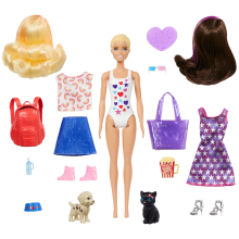                             Barbie se zvířátkem color reveal                        
