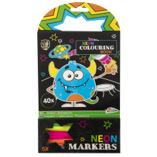                             Omalovánky Neon s 5 fixami                        