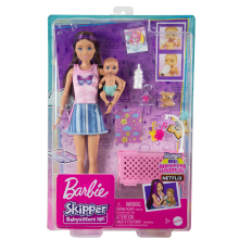                             Barbie chůva herní set - spinkání                        