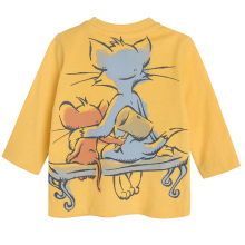                            Tričko Tom a Jerry s dlouhým rukávem- žluté                        