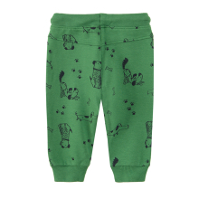                             Sportovní kalhoty s pejsky- zelené                        
