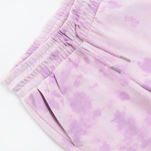                             Batikované sportovní kalhoty- světle fialové                        