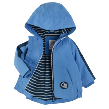                             Přechodová bunda s kapucí- modrá                        