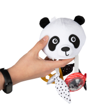                             Canpol babies Senzorická závěsná cestovní hračka panda s kli                        
