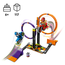                             LEGO® City 60360 Kaskadérská výzva s rotujícími kruhy                        