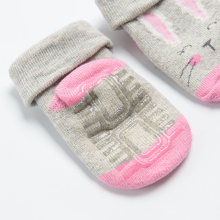                             Protiskluzové ponožky se zajíčkem- šedé                        