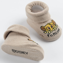                             Novorozenecké ponožky Lví král- béžové                        