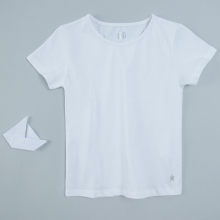                             Bavlněné tričko s krátkým rukávem 2 ks- bílé                        