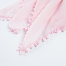                             Dívčí šátek- světle růžový                        