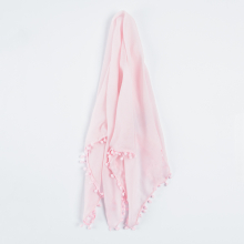                             Dívčí šátek- světle růžový                        