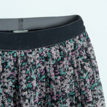                            Plisovaná sukně s gumou v pase- šedá                        