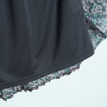                             Plisovaná sukně s gumou v pase- šedá                        
