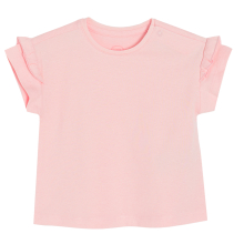                             Tričko s krátkým rukávem 2 ks- bílá, růžová                        