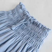                             Bavlněná sukně- světle modrá                        