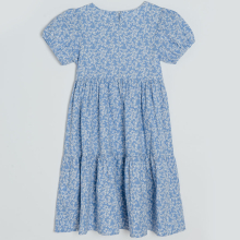                             Bavlněné šaty s krátkým rukávem- světle modré                        