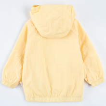                             Dívčí bunda s kapucí- žlutá                        