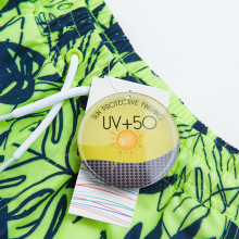                             Plavecké šortky UV 50- žluté                        