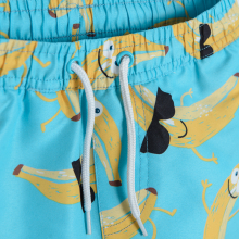                             Plavecké šortky s banány UV 50- tyrkysové                        