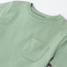                             Basic tričko s krátkým rukávem- zelené                        