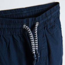                             Kalhoty s bočními kapsami- tmavě modré                        
