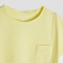                             Basic tričko s krátkým rukávem- žluté                        