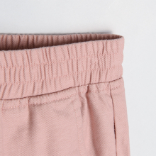                             Kalhoty s elastickým pasem a gumou kolem kotníků- růžové                        