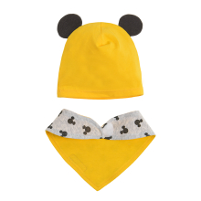                             Set čepice a šátku Mickey Mouse- žlutý                        
