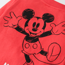                             Rozepínací mikina Mickey Mouse- červená                        