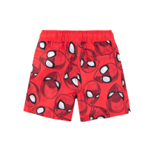                             Plavecké šortky s potiskem Spiderman- červené                        