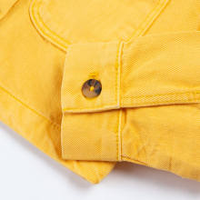                             Džínová bunda- žlutá                        
