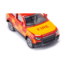                             SIKU Blister - Land Rover Defender hasiči                        