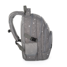                             Studentský batoh - Oxy Scooler šedý geometric                        
