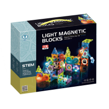                             Kuličkodráha magnetická se světlem 75 ks                        