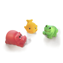                             Gumové hračky - 3 zvířátka do vody                        