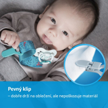                             Lovi Stužka na dudlík s klipem Wild Soul                        