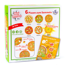                            Puzzle mini Pizza 6 různých motivů 36 dílků                        