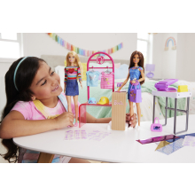                             Barbie módní design studio s panenkou                        