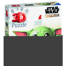                             Puzzle-Ball Star 3D Wars: Baby Yoda s ušima 72 dílků                        