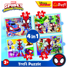                             Puzzle Spidey a jeho úžasní přátelé 4v1                        