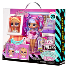                             L.O.L. Surprise! Swap Tweens panenka a mini Tweens česací hlava - Bailey                        