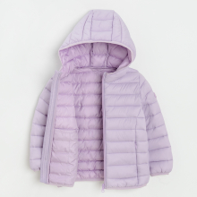                             Přechodová bunda s kapucí- fialová                        